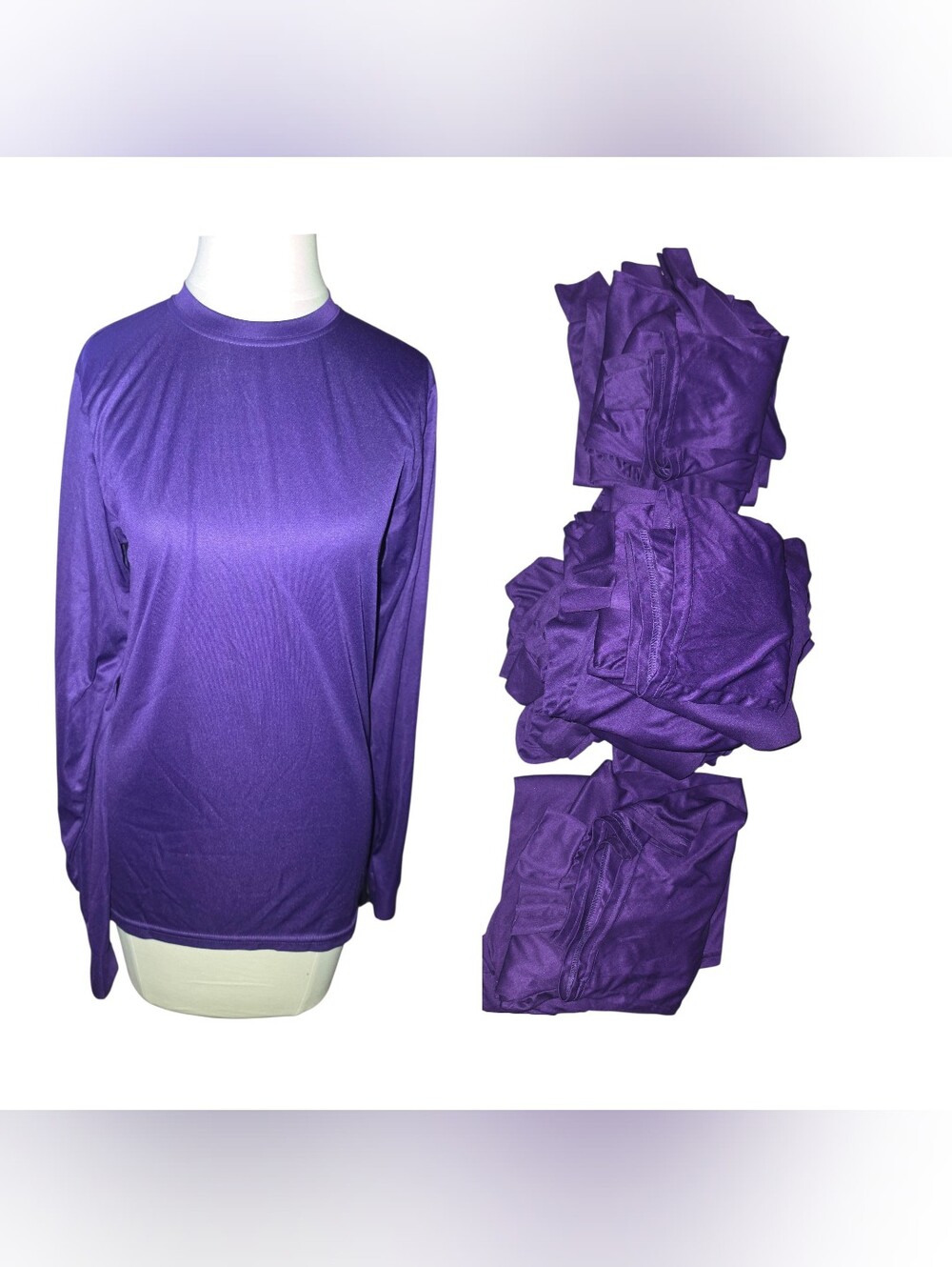 9/7/13. Mens & Womens Agusta Sportswear Purple Long shirts
